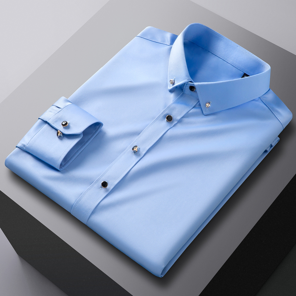 Men Formal Wear Shirts - Men's Stretch Slim Fit Formal Shirt,