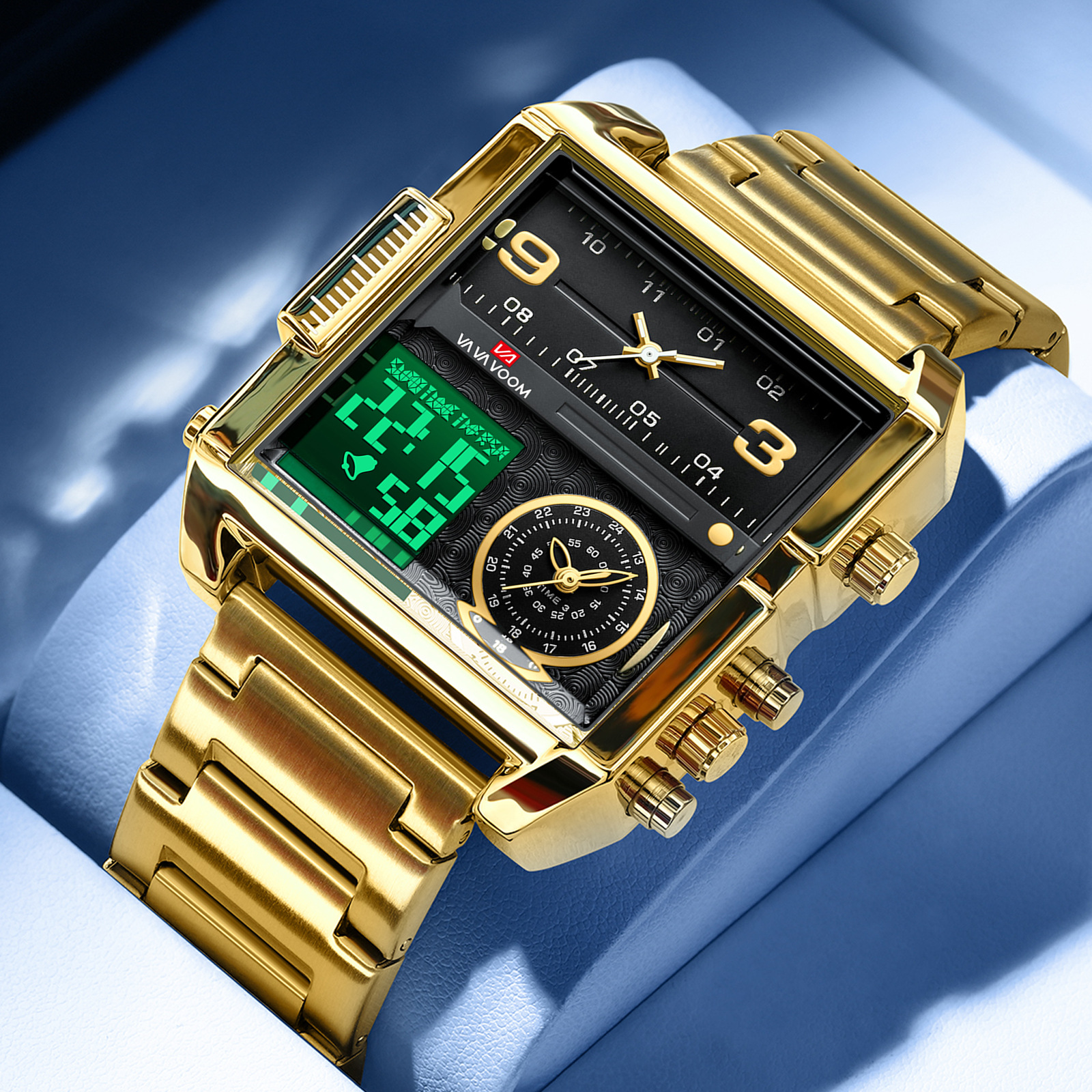 Men Accessories For Wrist - Dual Display Men Sports Watches For