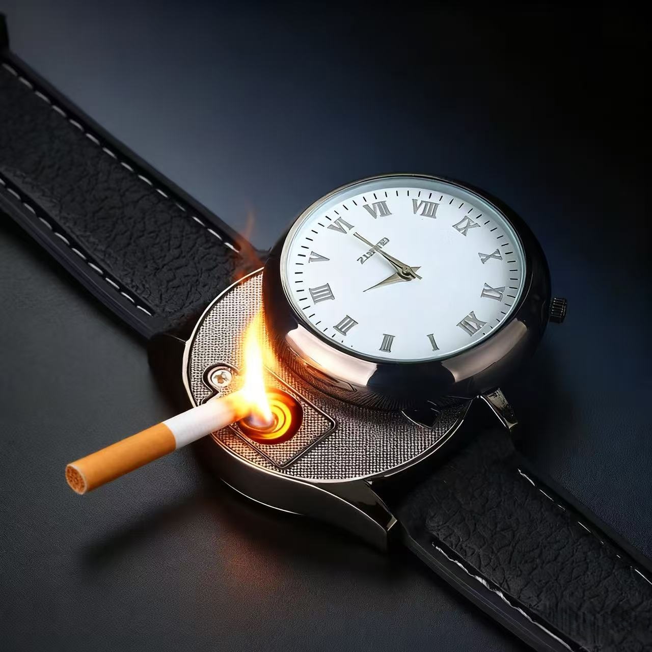 Lighter Windproof - High End Creative Men's Watch Portable
