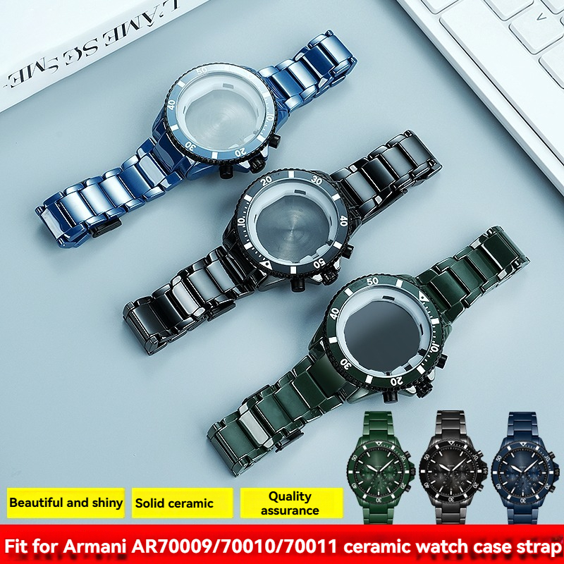 Men'S Accessories Armani - Ceramic Watch Band +case For Armani