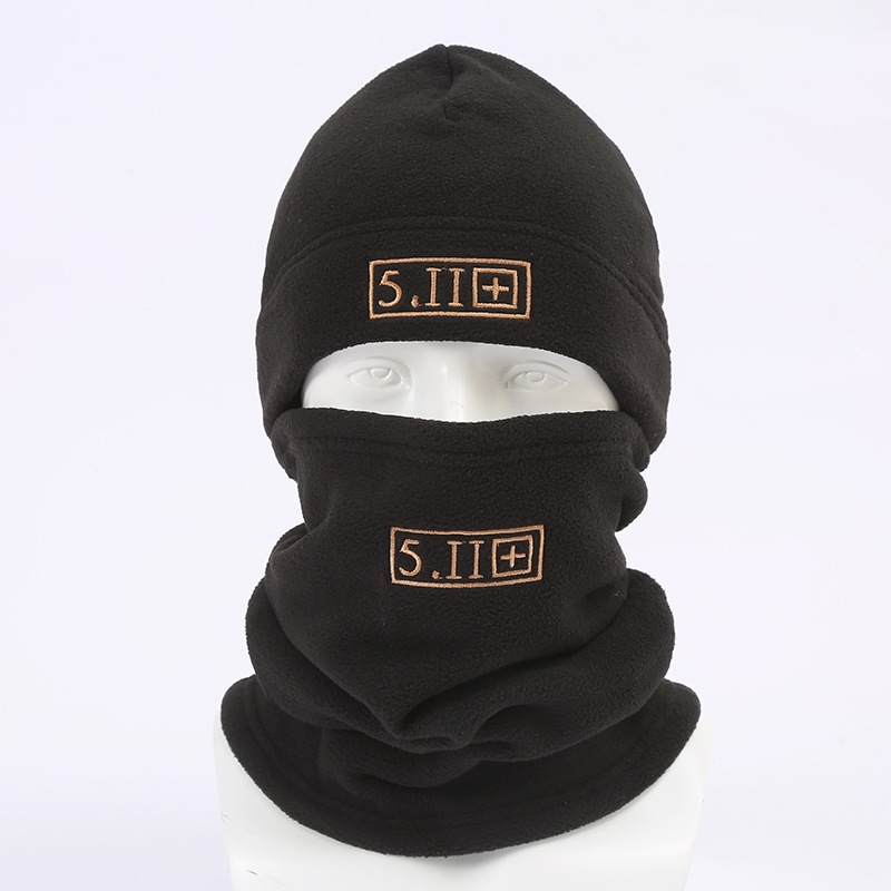 Men Accessories For Neck - Camouflage Fleece Thermal Balaclava Hat Thick