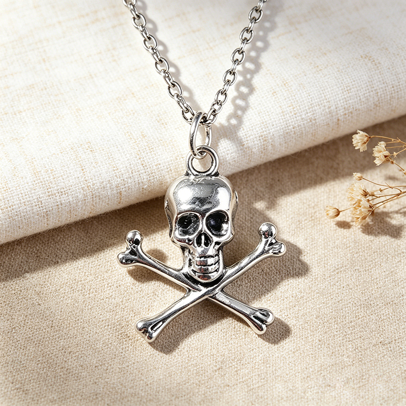 Men Accessories Aesthetic - Skull Pendant Necklace for Women Men