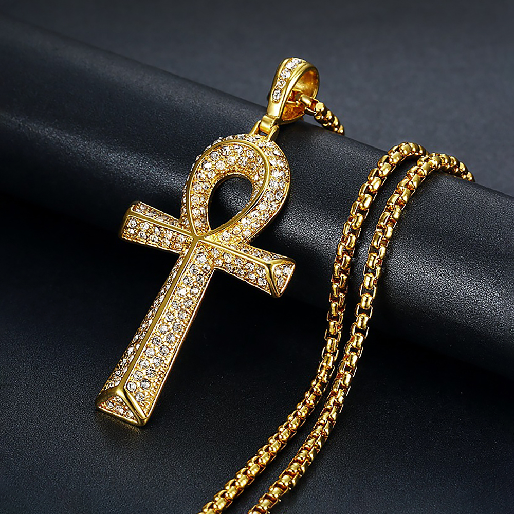 Men'S Accessories Jewelry Egypt - Gothic Vintage Stainless Steel Ankh Cross