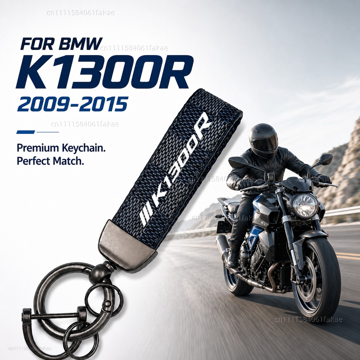Men Accessories Ring - For BMW K1300R 2009-2015 Motorcycle Keychain