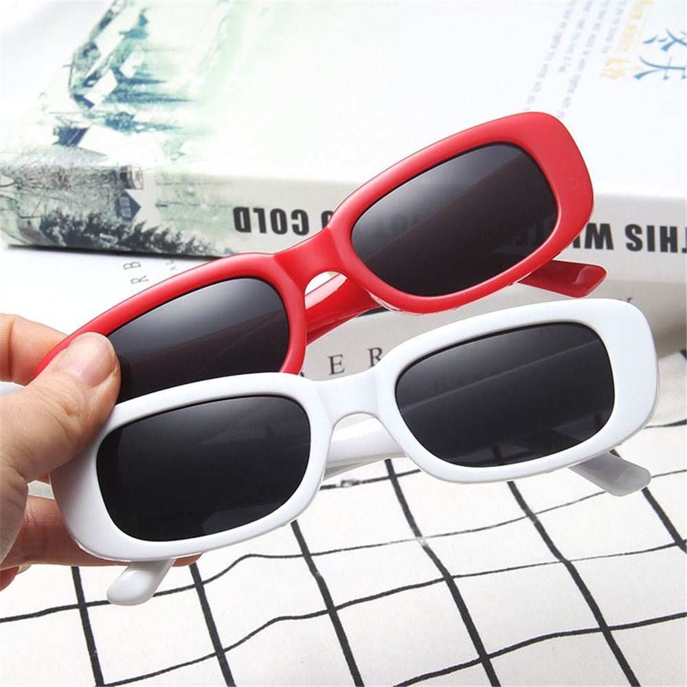 Men'S Accessories Glasses - Trendy Narrow Square Frame Y2K Sun