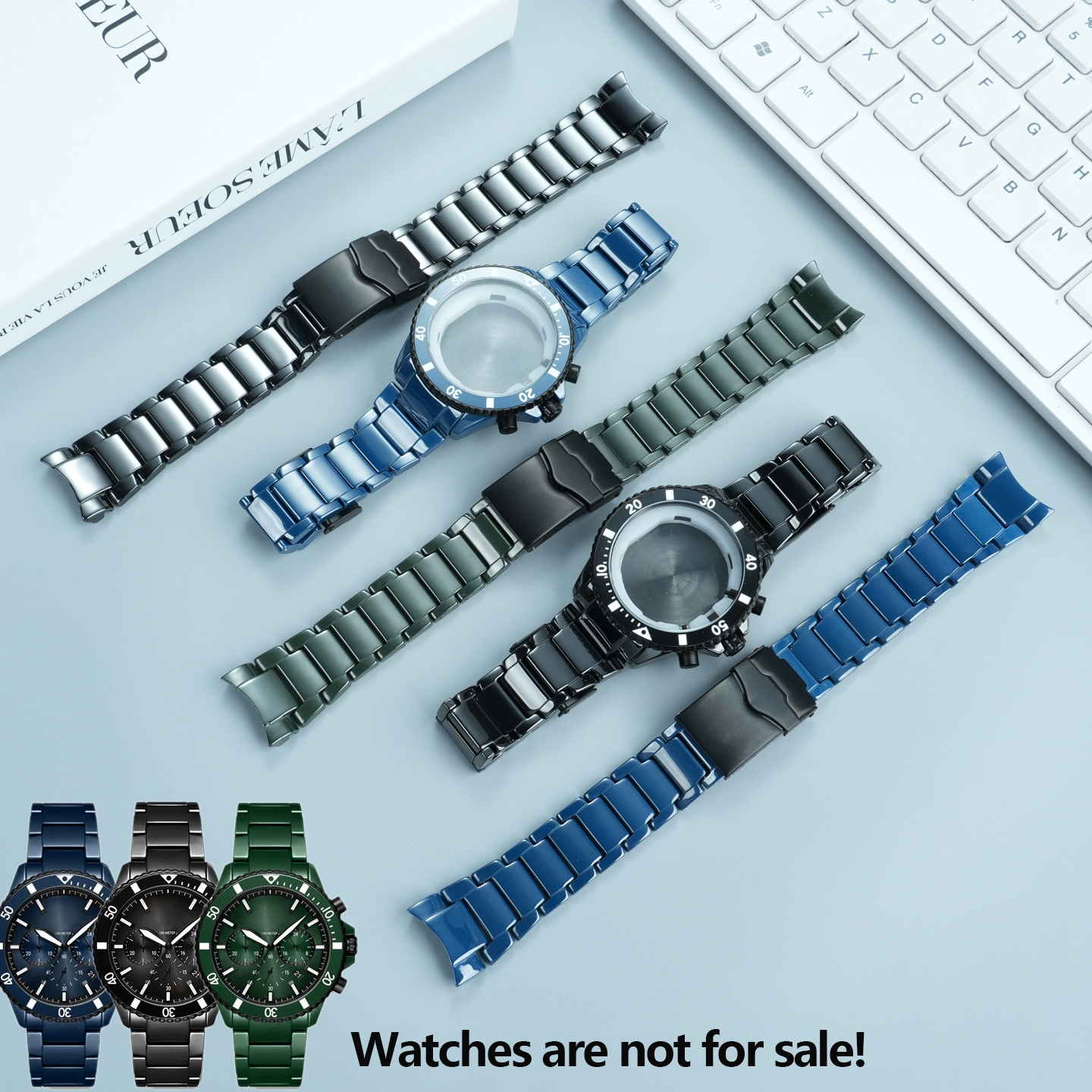 Men'S Accessories Armani - Ceramic Case & watchband Mod kit