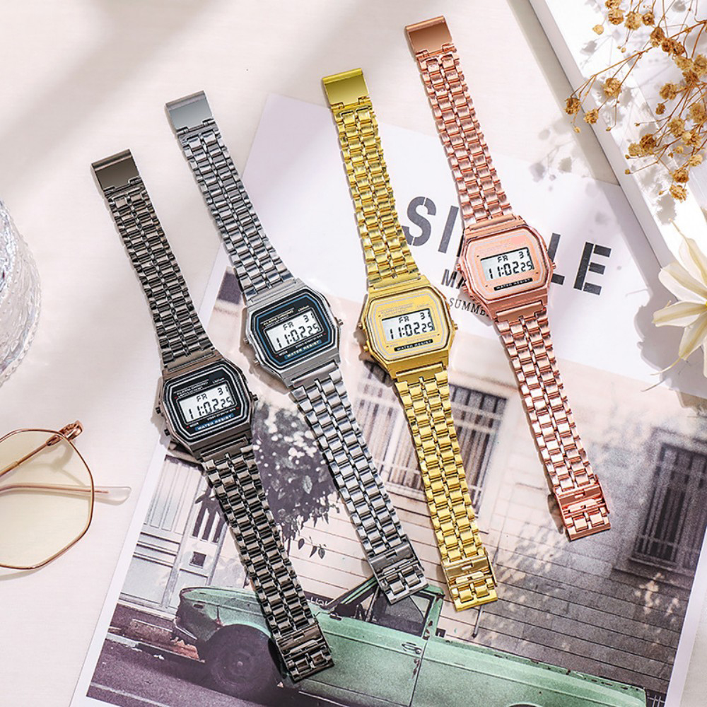 Men Accessories For Wrist - Elegant Digital Watch For Women Gold