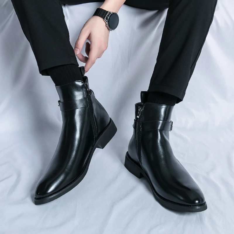 Fashion Designer Men's Pointed - Men Formal Wear With Boots recensione e prezzo