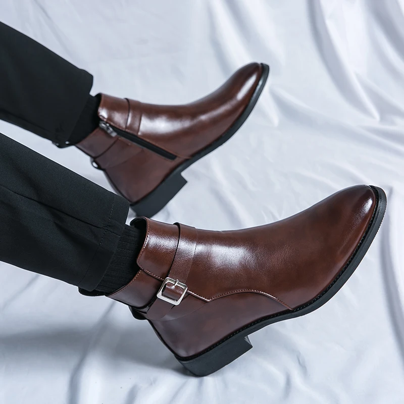 Fashion Designer Men's Pointed - Men Formal Wear With Boots recensione e prezzo