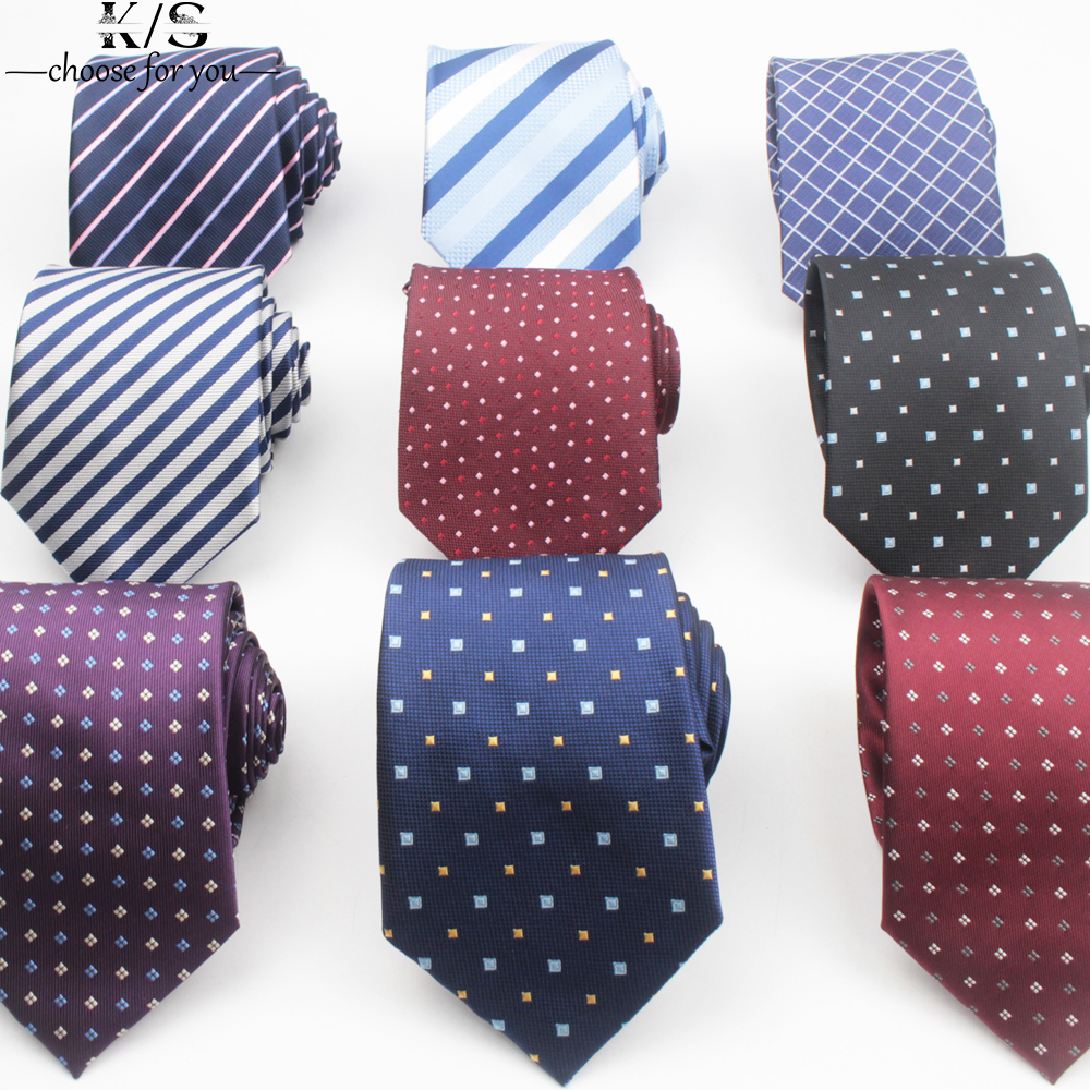 Men's Tie 8cm Stripe Dot Neckt - Men Formal Wear Shirts recensione e prezzo