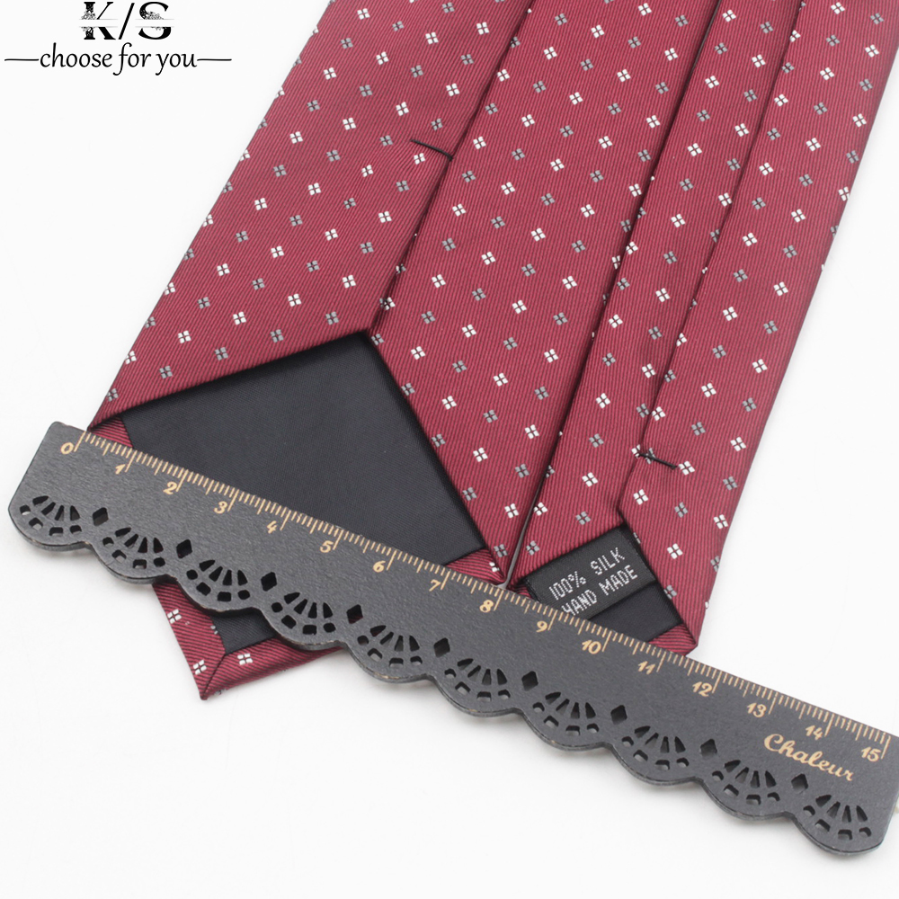 Men's Tie 8cm Stripe Dot Neckt - Men Formal Wear Shirts recensione e prezzo
