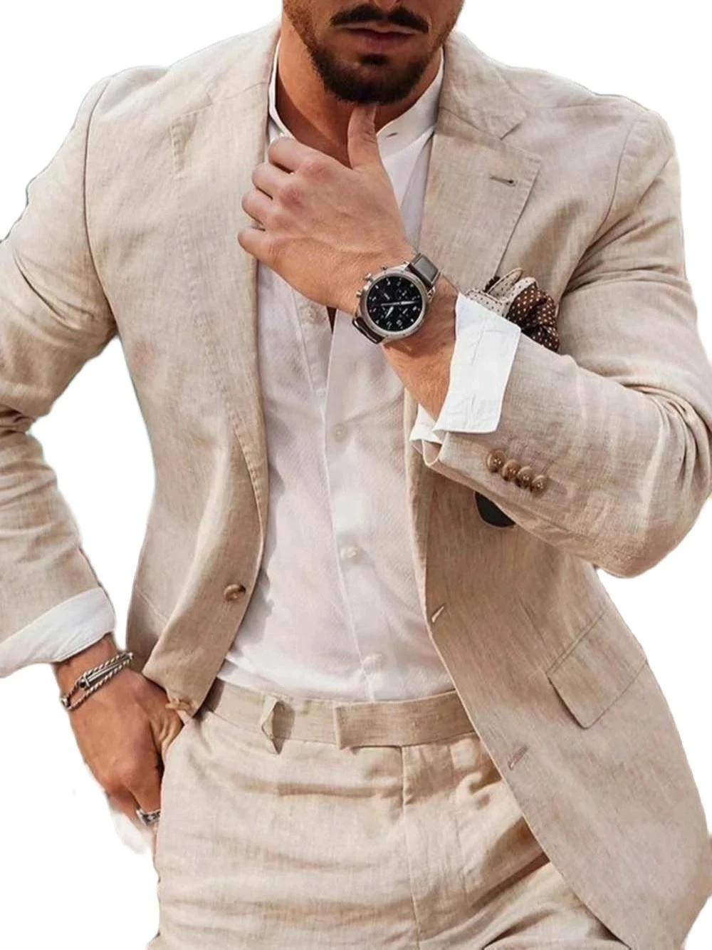 Summer Beach Business Linen Me - Men Formal Wear Pants recensione e prezzo