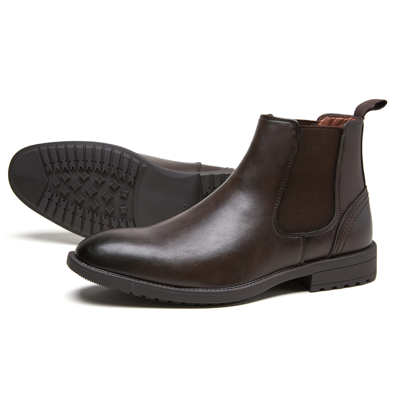 Men Leather Chelsea Boots Slip - Men Formal Wear With Boots recensione e prezzo