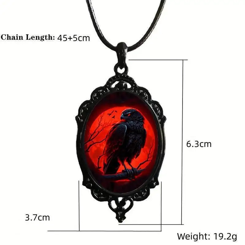 Gothic Vampire Owl Cameo Neckl - Men'S Vampire Accessories 리뷰 및 가격