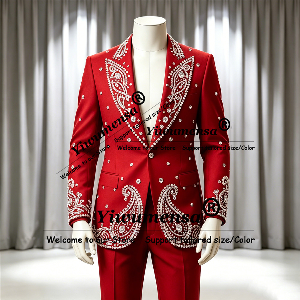 Sparkly Jewelry Stones Ornamen - Men'S Formal Wear Attire recensione e prezzo