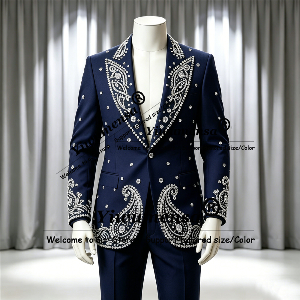 Sparkly Jewelry Stones Ornamen - Men'S Formal Wear Attire recensione e prezzo
