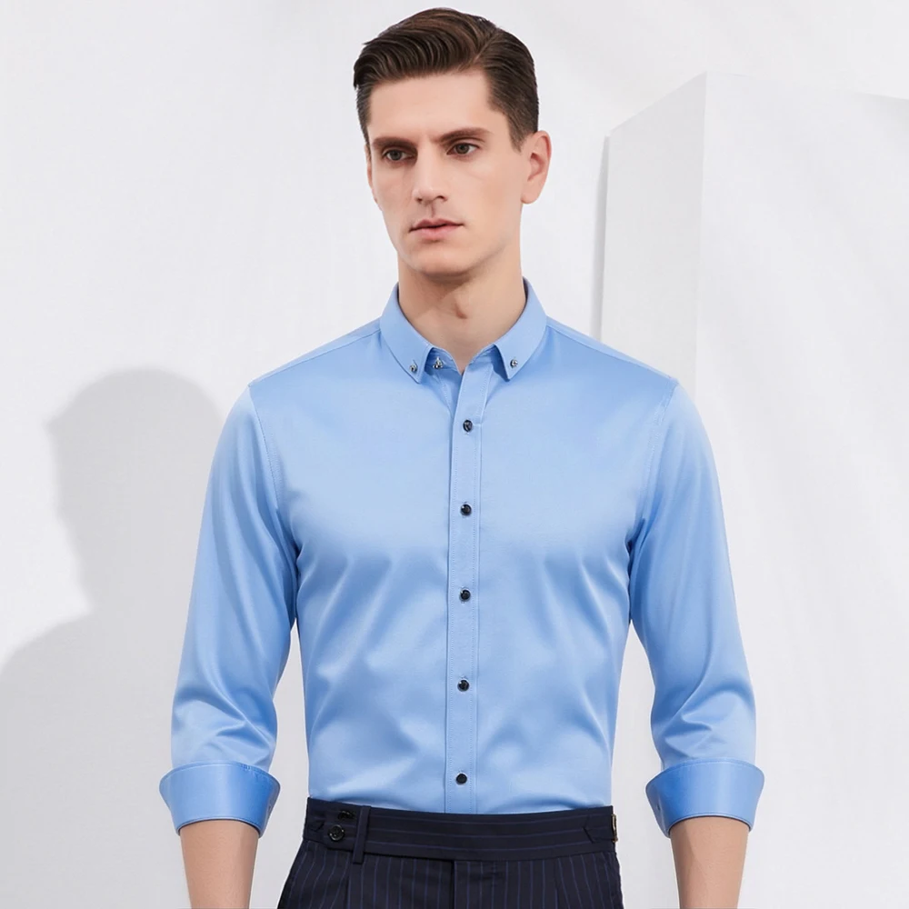 Men's Stretch Slim Fit Formal  - Men Formal Wear Shirts recensione e prezzo