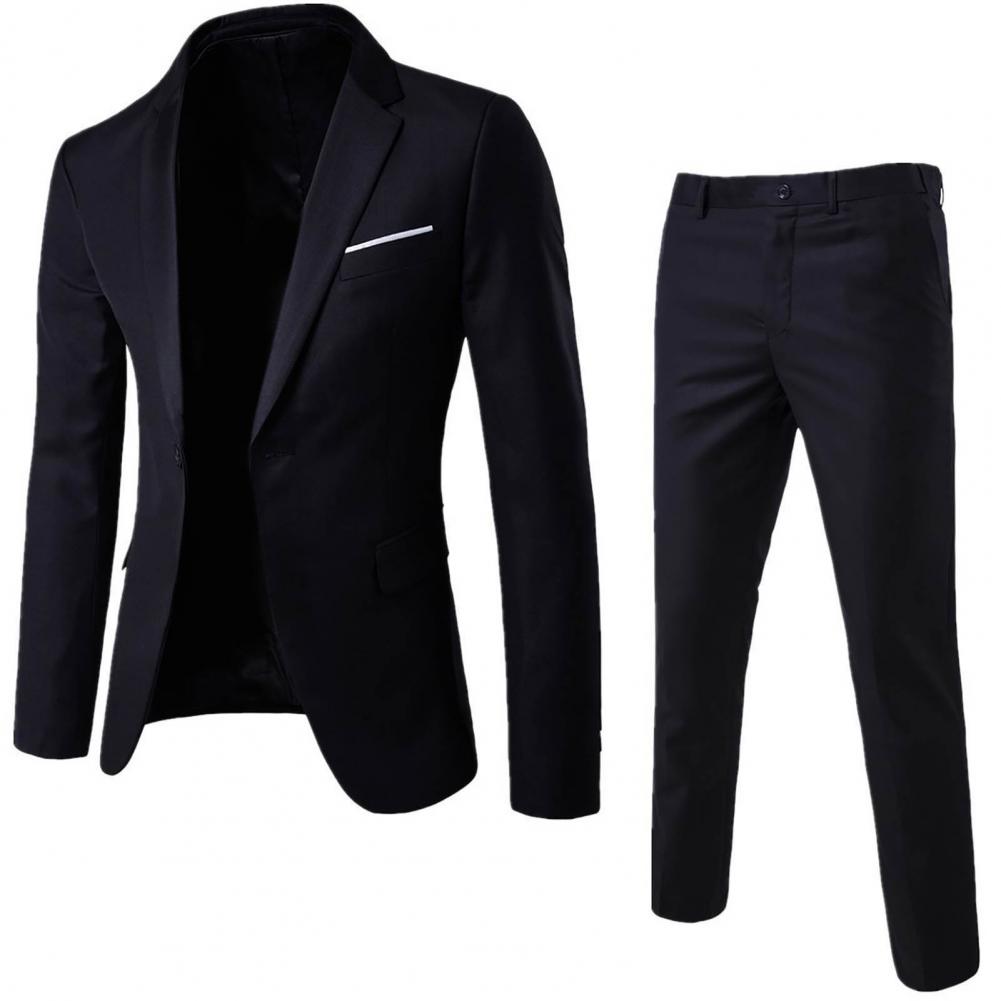 Men Pants Set Groom Wedding Bl - Men Formal Wear Wedding recensione e prezzo