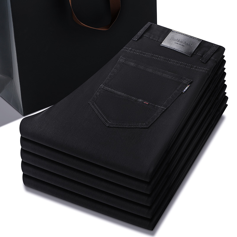 Pure Black Jeans Men's Summer  - Men Formal Wear With Jeans recensione e prezzo