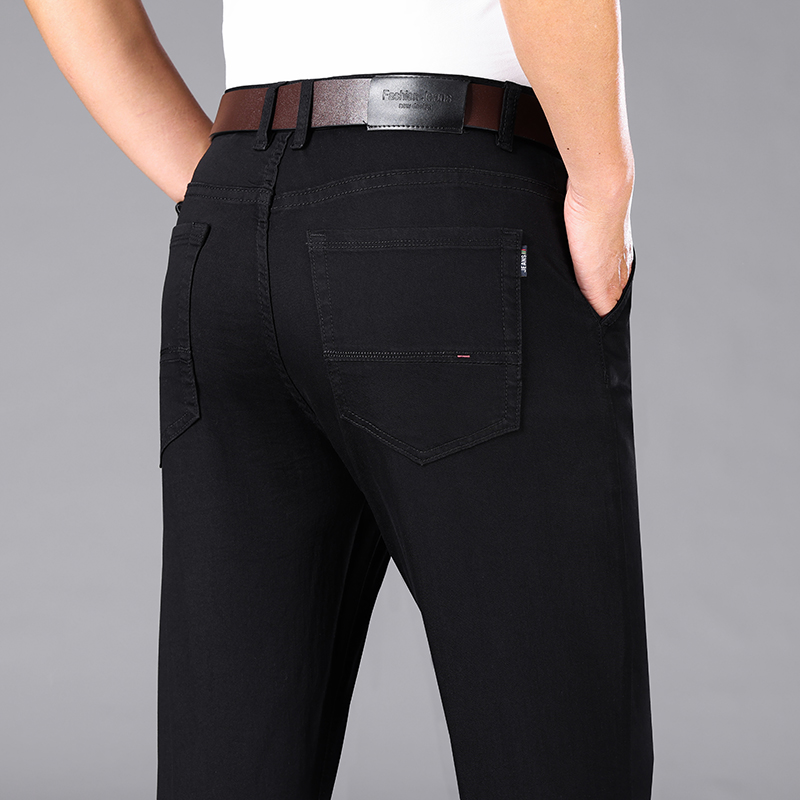 Pure Black Jeans Men's Summer  - Men Formal Wear With Jeans recensione e prezzo