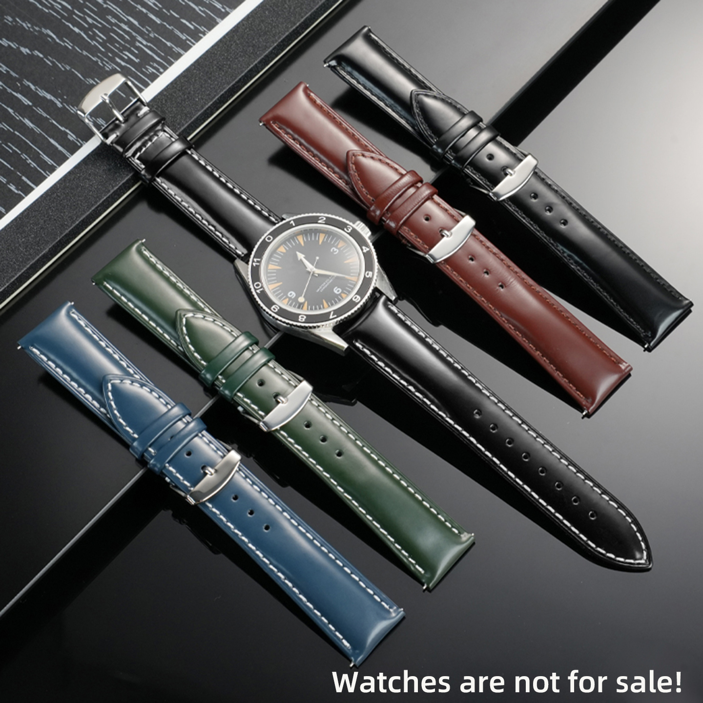 Shiny leather watch strap men, - Men'S Accessories Armani 리뷰 및 가격