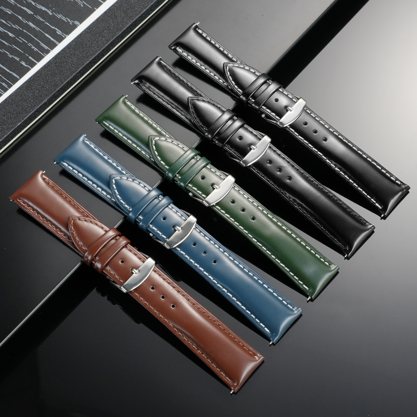 Shiny leather watch strap men, - Men'S Accessories Armani 리뷰 및 가격