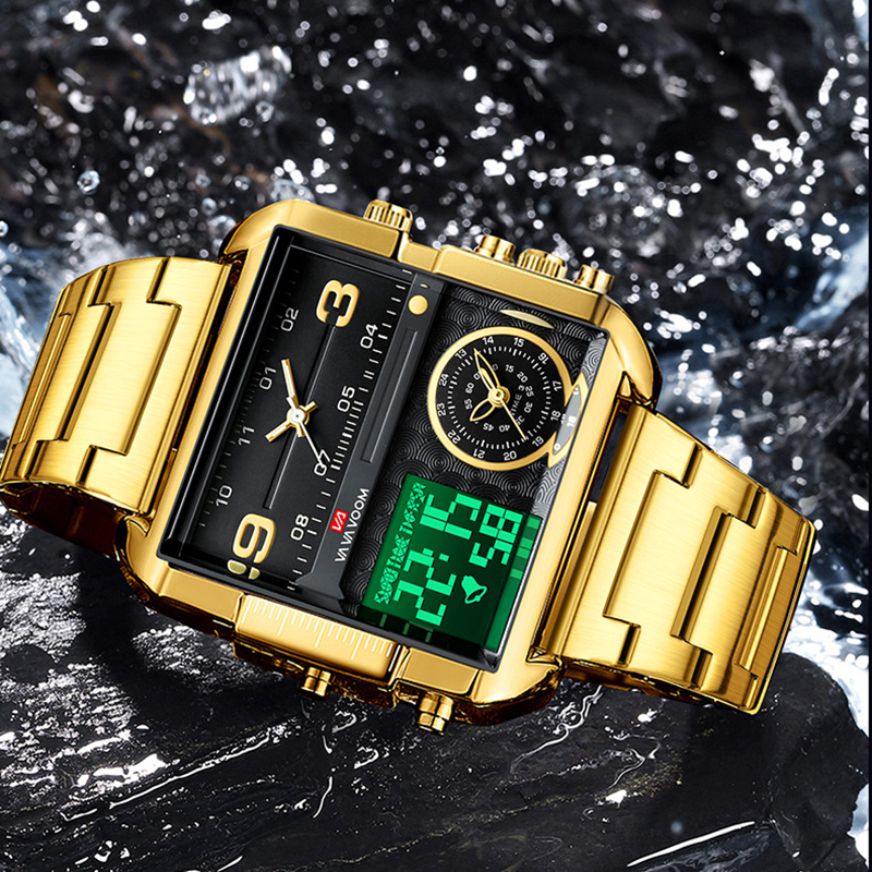 Dual Display Men Sports Watche - Men Accessories For Wrist 리뷰 및 가격