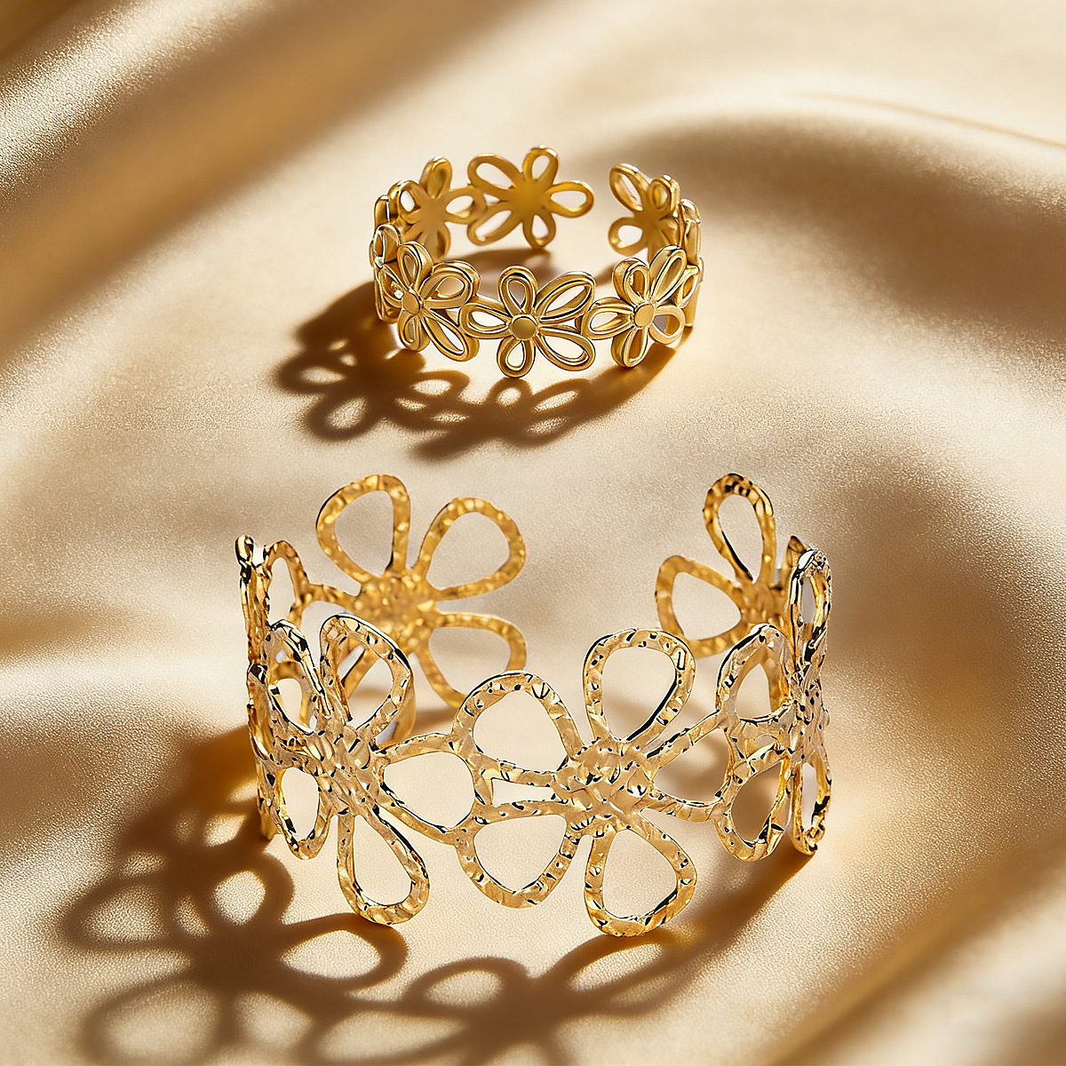 Hollow Flower Jewelry Set for  - Men Accessories Aesthetic 리뷰 및 가격
