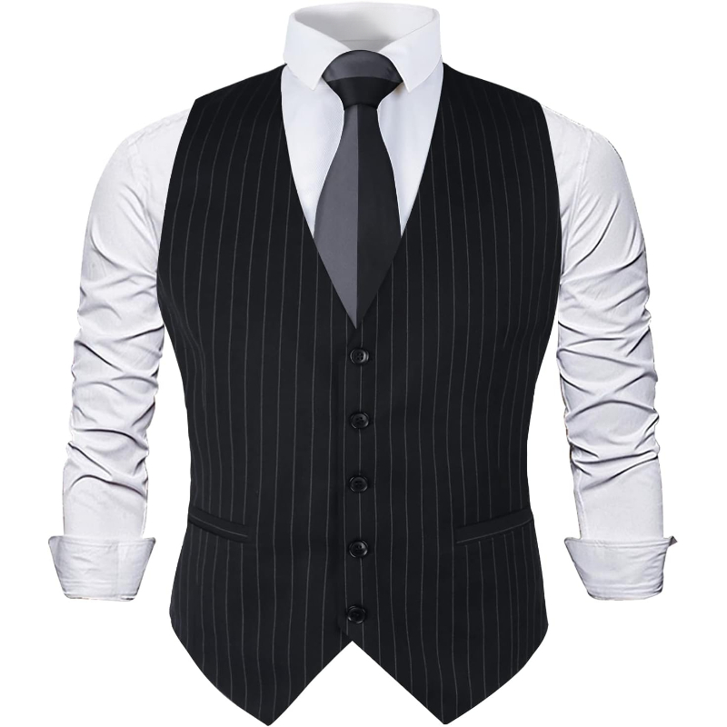 Mens Pinstripe Business Suit V - Men Formal Wear Wedding recensione e prezzo