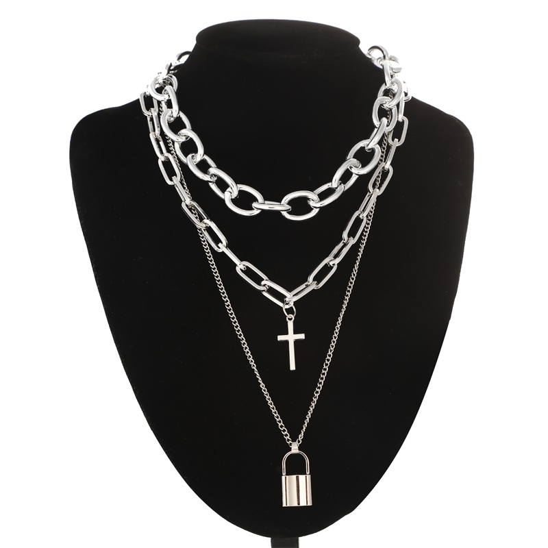 FNQUFUJ Layered grunge aesthet - Men Accessories Aesthetic 리뷰 및 가격