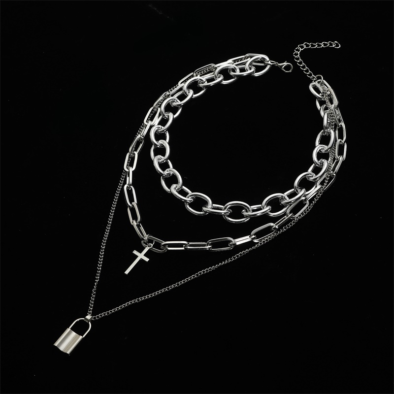FNQUFUJ Layered grunge aesthet - Men Accessories Aesthetic 리뷰 및 가격
