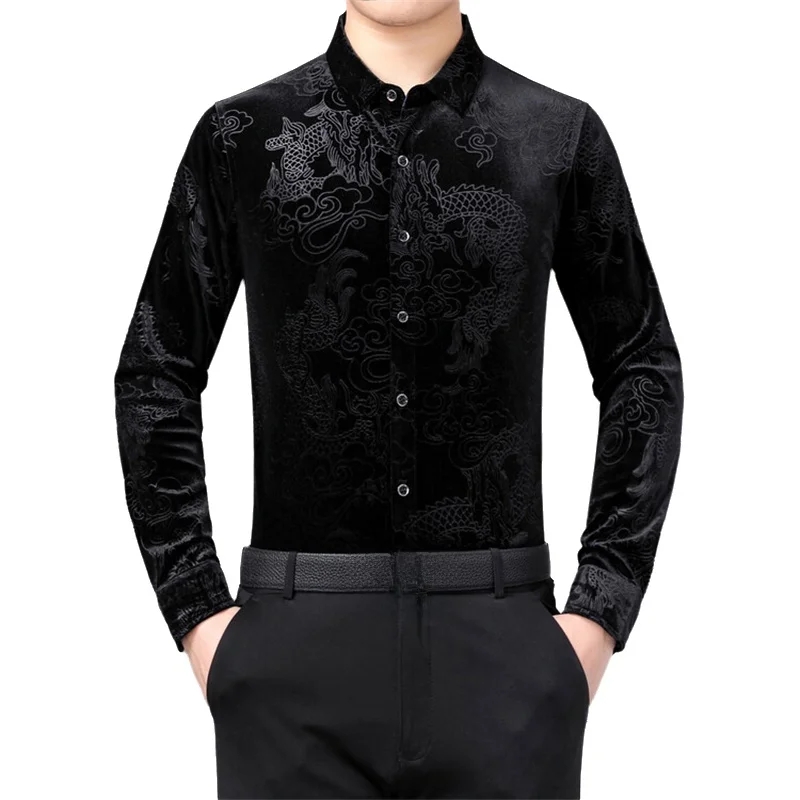 Men's long sleeve shirt Chines - Men Formal Party Wear Dress recensione e prezzo