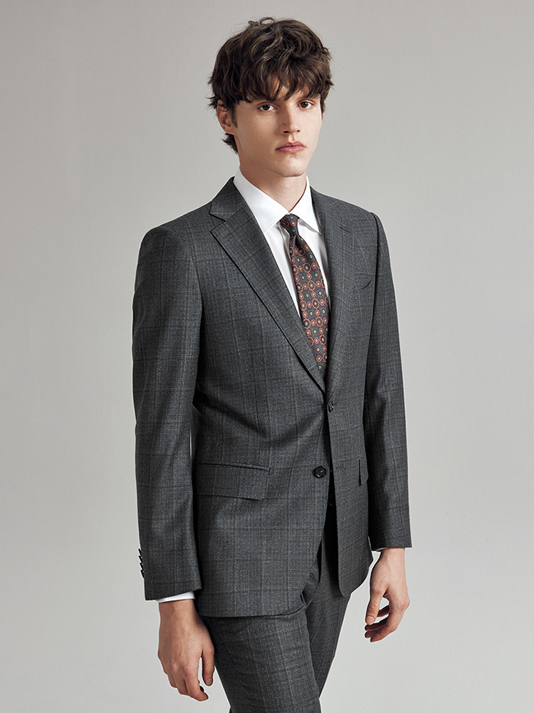 100% Wool Suits For Men Slim F - Men Formal Wear For Summer recensione e prezzo