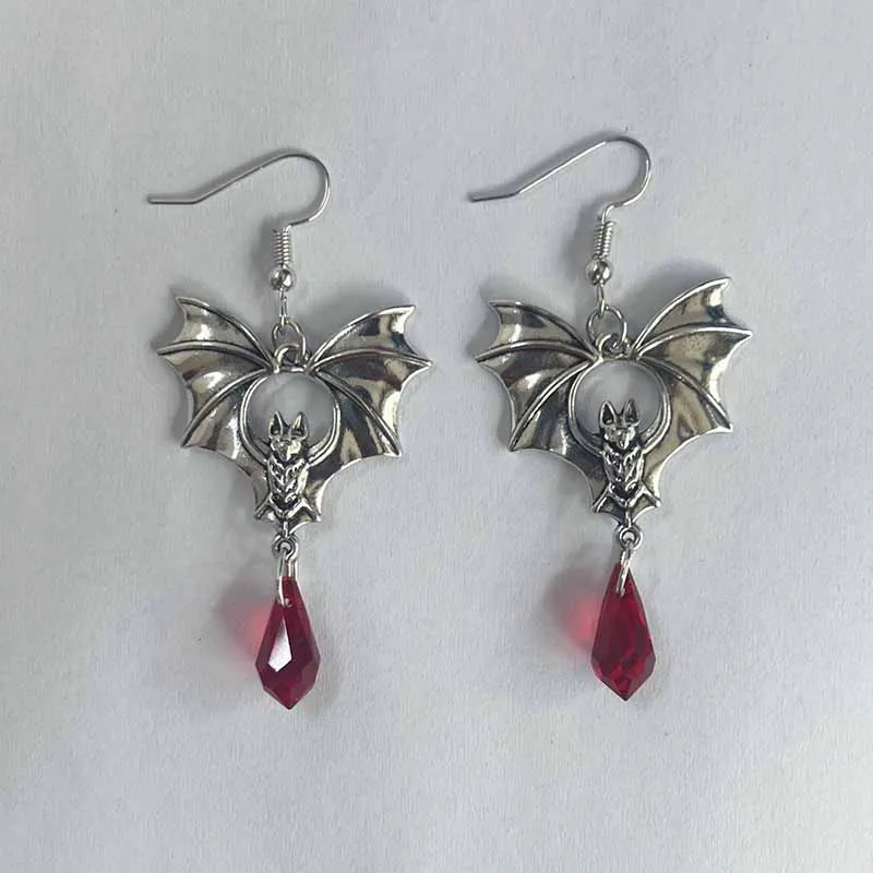 Gothic Vampire Bat Earrings Fo - Men'S Vampire Accessories 리뷰 및 가격