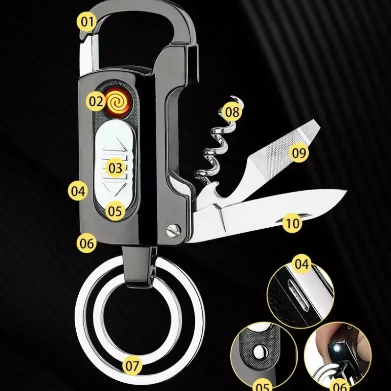 Multifunctional Electronic Lig - Lighter Windproof 리뷰 및 가격