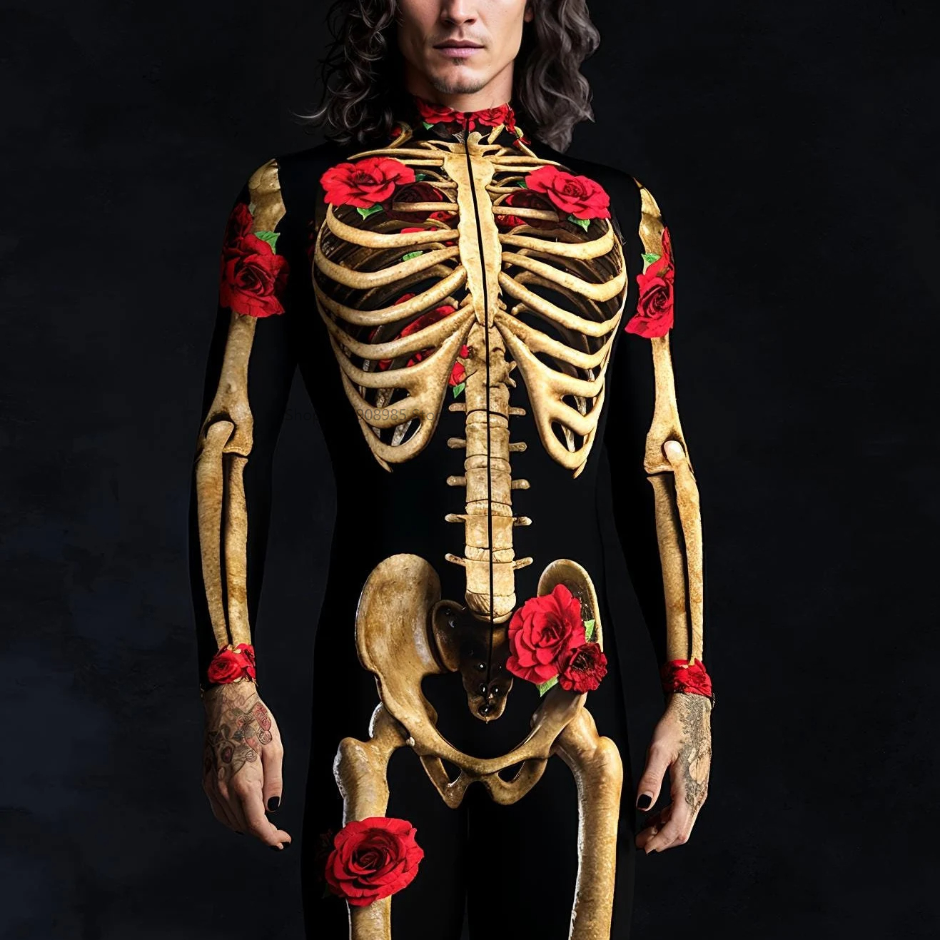 Halloween Scary Cosplay Skelet - Men'S Vampire Accessories 리뷰 및 가격