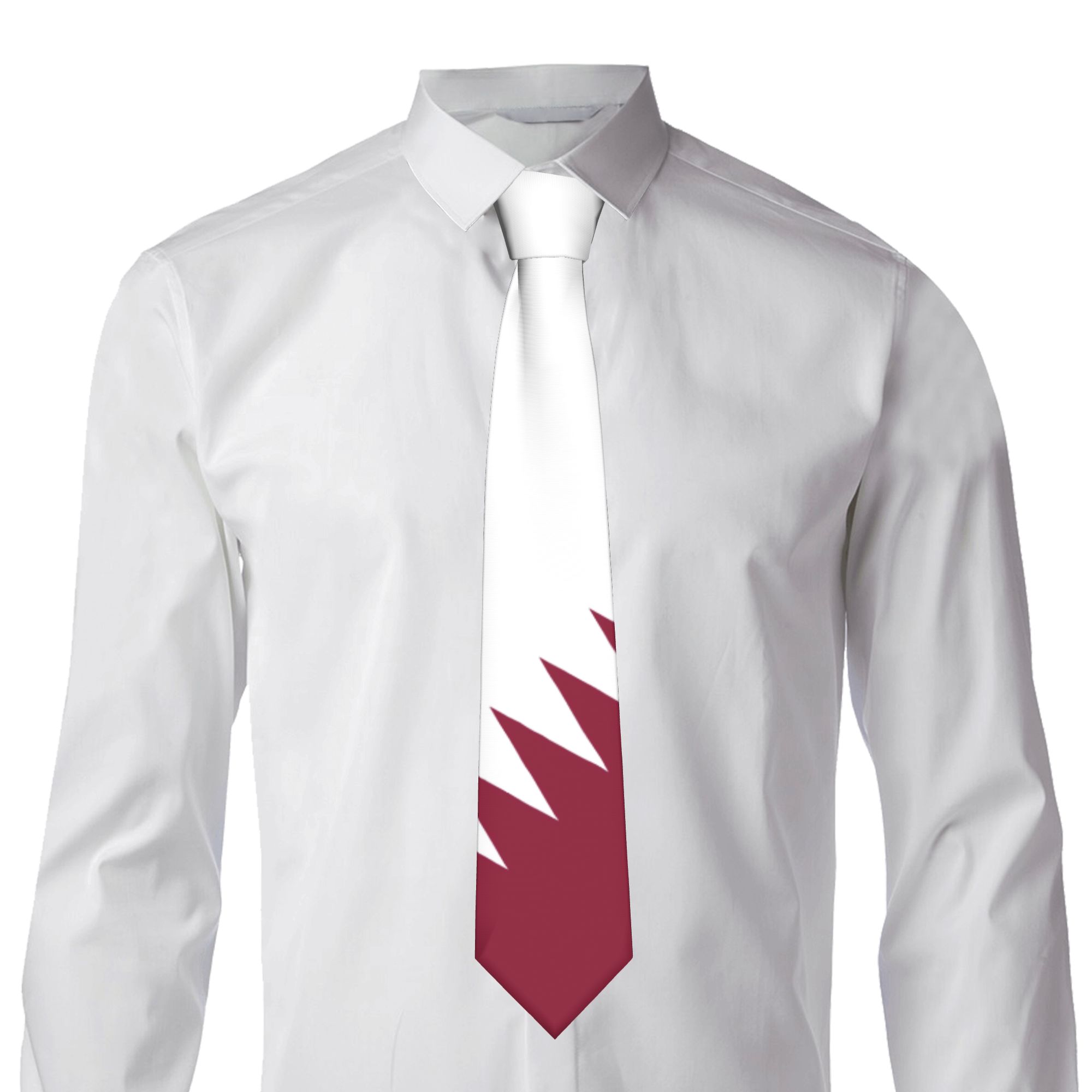 Mens Tie Qatar Flag Emblem Nec - Men Accessories Qatar 리뷰 및 가격