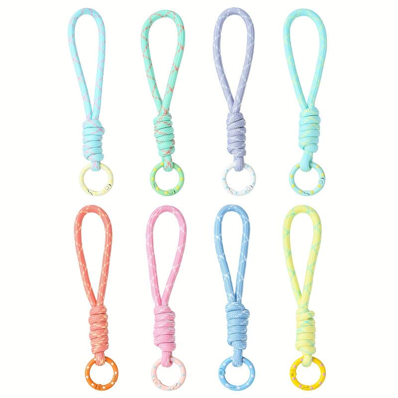 2~5pcs Colorful Braided Keycha - Men Accessories Ring 리뷰 및 가격