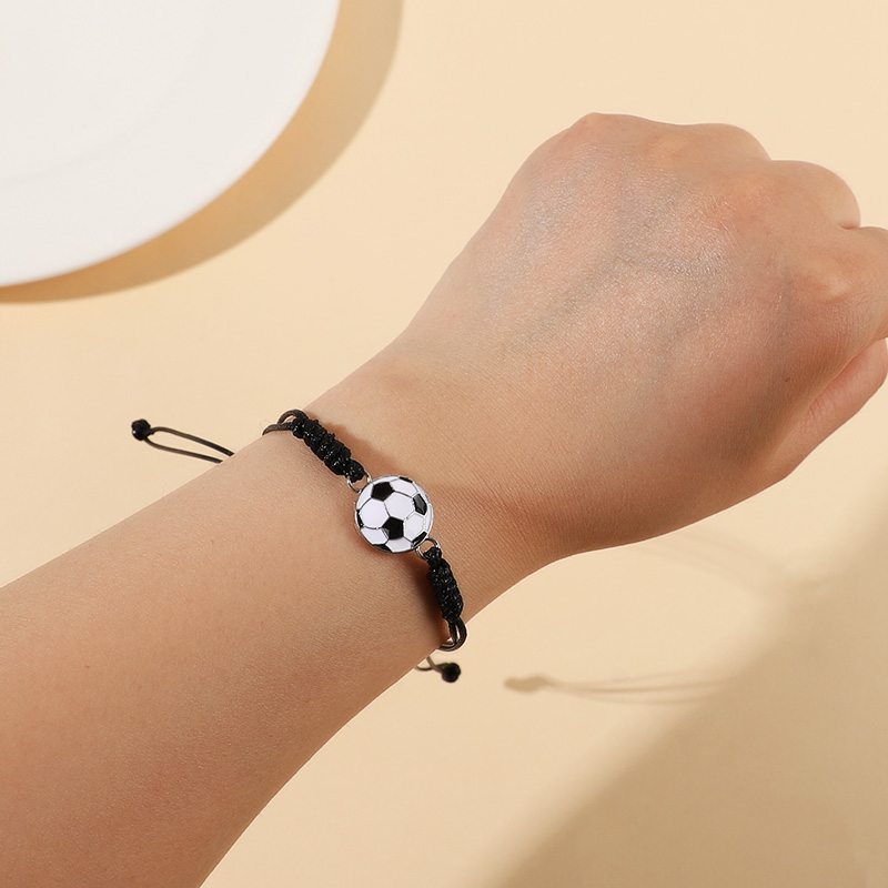 5/10Pcs Hand Woven Football Br - Men Accessories For Wrist 리뷰 및 가격