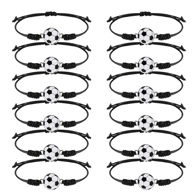 5/10Pcs Hand Woven Football Br - Men Accessories For Wrist 리뷰 및 가격