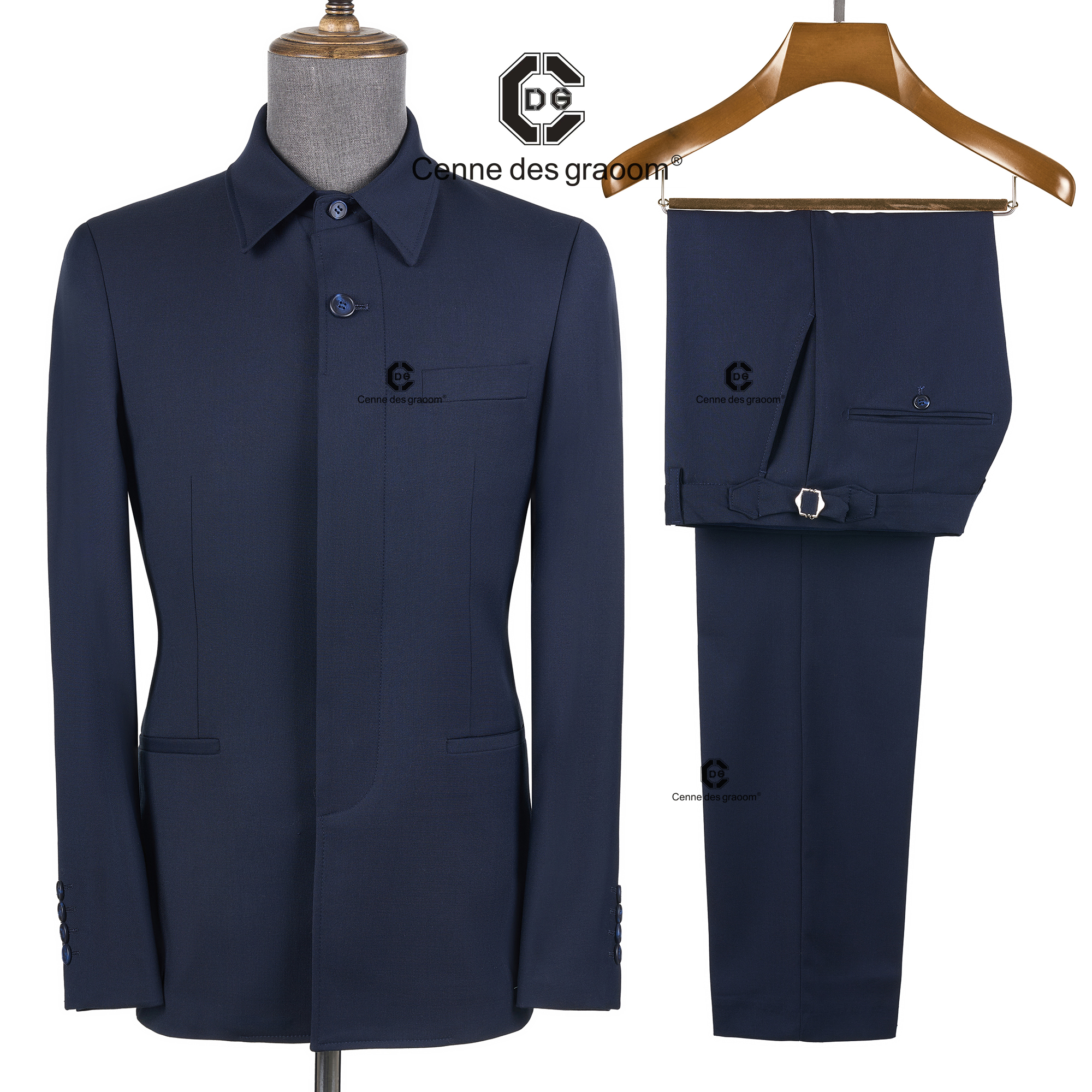 Cenne Des Graoom 2026 Navy Blu - Men Formal Wear Pants recensione e prezzo