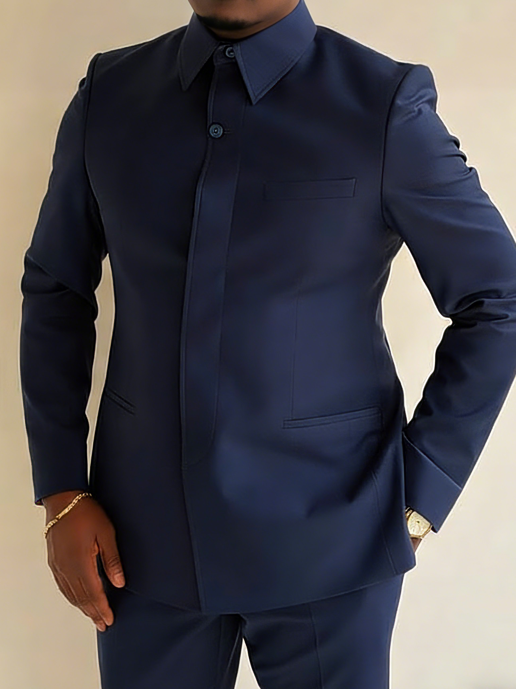 Cenne Des Graoom 2026 Navy Blu - Men Formal Wear Pants recensione e prezzo