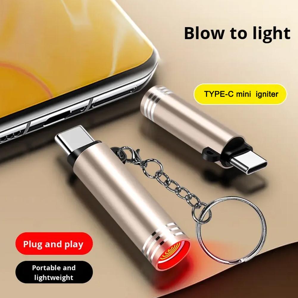 Type C Mini Lighter Blow to Ig - Lighter Windproof 리뷰 및 가격