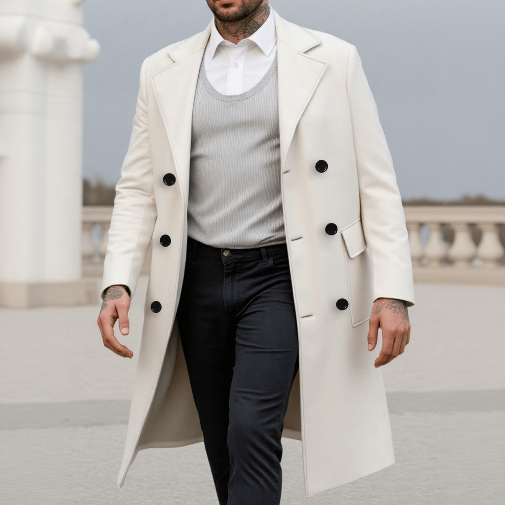 Men's Classic Double-Breasted  - Men'S Formal Wear In Winter recensione e prezzo