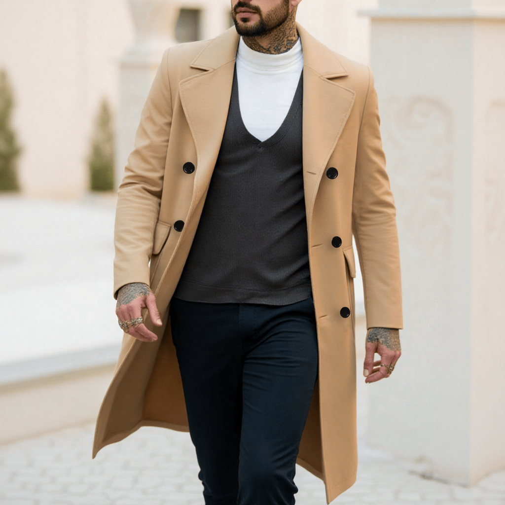Men's Classic Double-Breasted  - Men'S Formal Wear In Winter recensione e prezzo