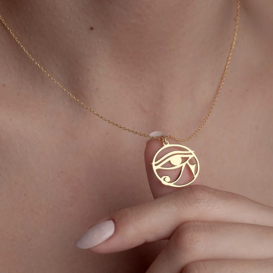 Retro Egypt Eye of Ra Pendant  - Men'S Accessories Jewelry Egypt 리뷰 및 가격