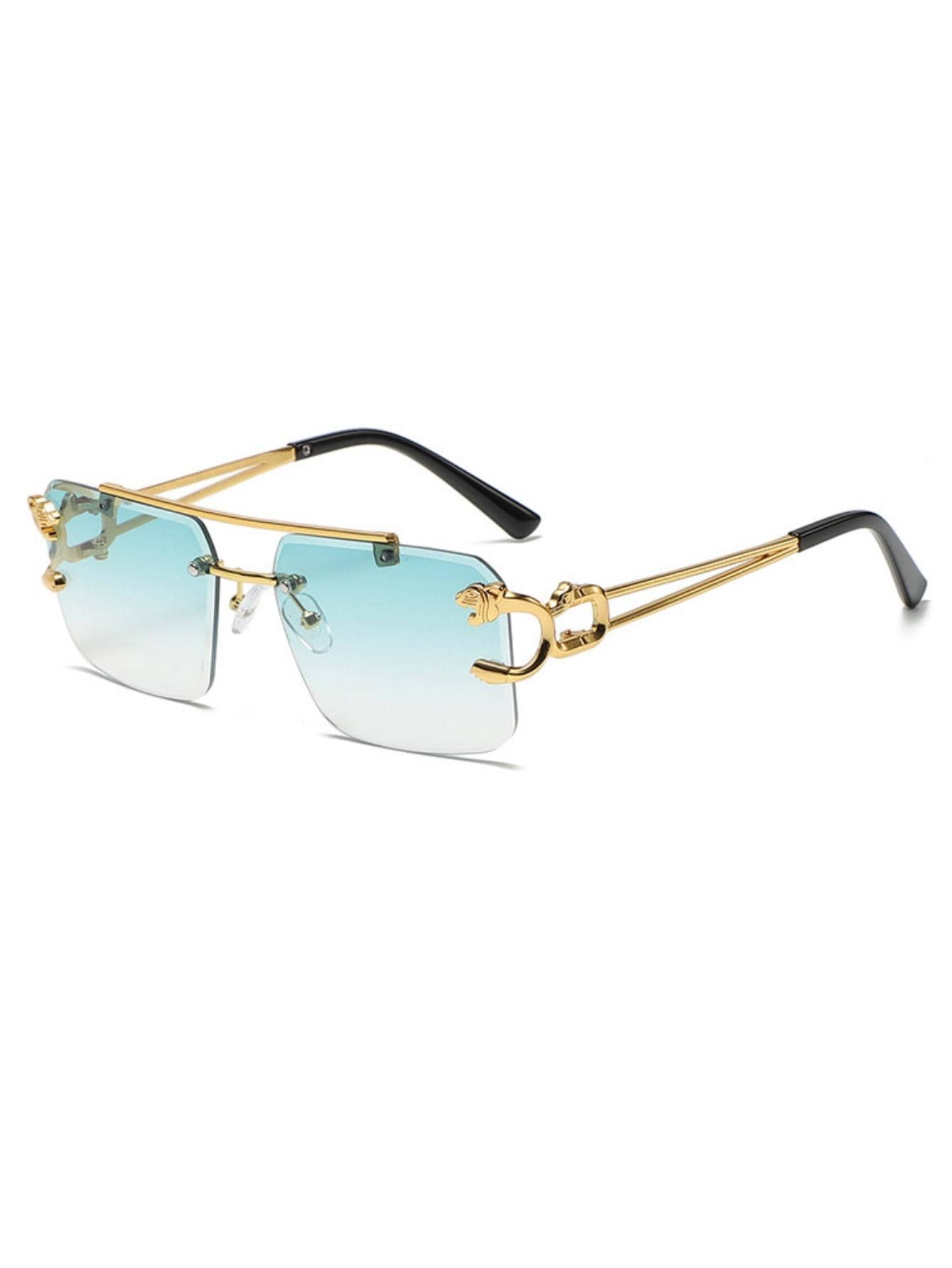 1pair Men Rimless Fashion Glas - Men'S Accessories Glasses 리뷰 및 가격