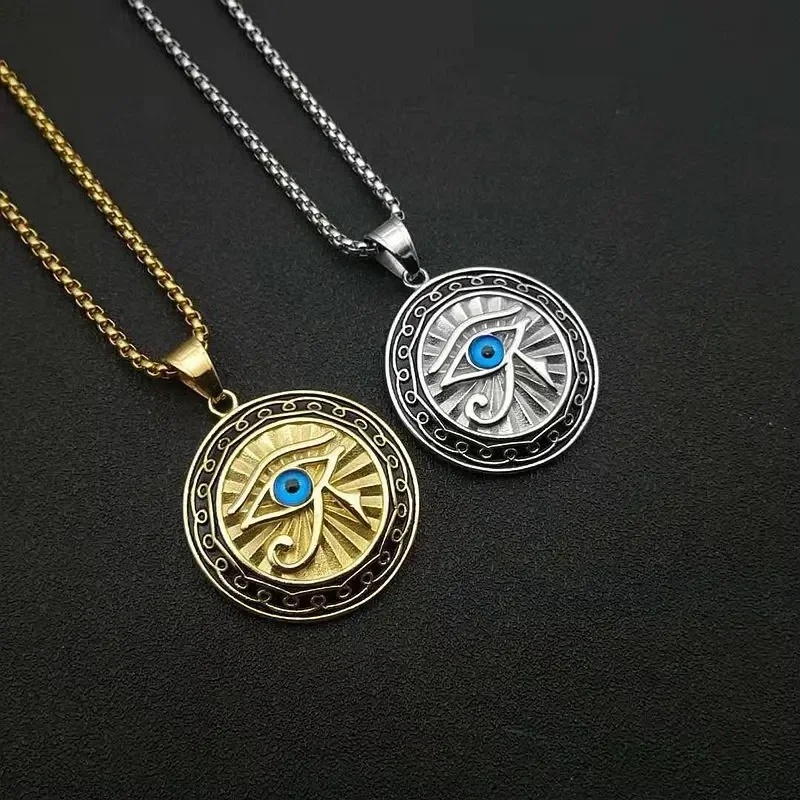 1pcs Eye of Horus Round Coin N - Men'S Accessories Jewelry Egypt 리뷰 및 가격