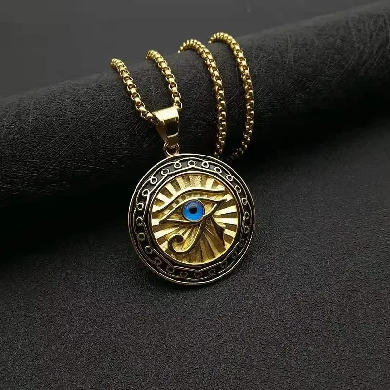 1pcs Eye of Horus Round Coin N - Men'S Accessories Jewelry Egypt 리뷰 및 가격