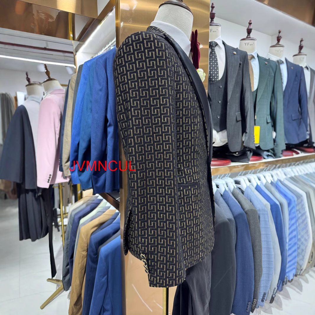 Men's 2026 Printed 3 Piece Sui - Men'S Formal Wear In Winter recensione e prezzo